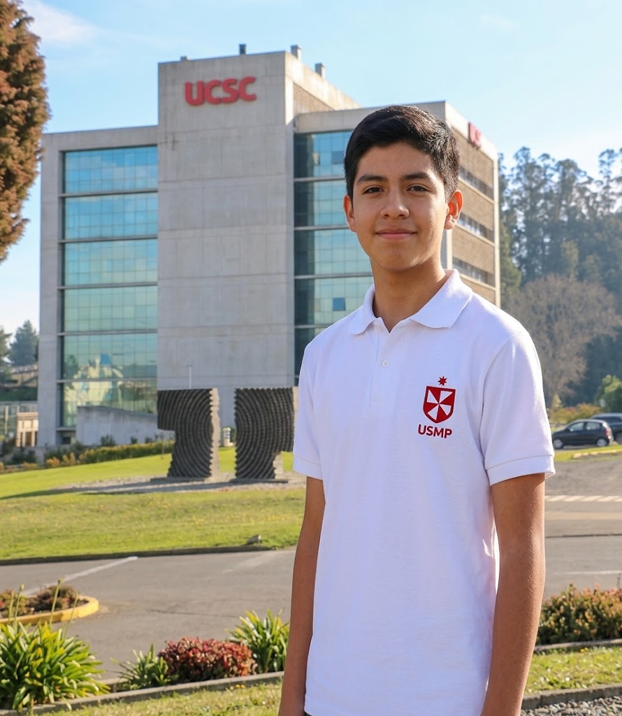 Estudiante USMP en la Universidad Católica de la Santísima Concepción